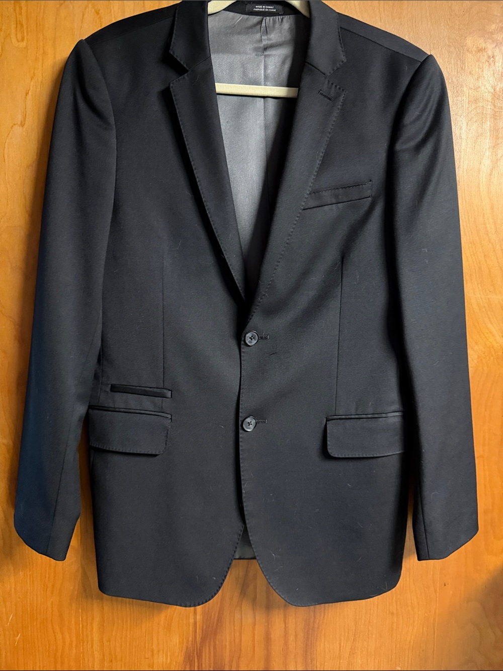 Express Men's Black Two-Button Sport Coat Blazer 38R